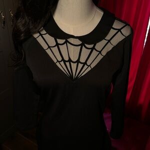 Unique Vintage spiderweb dress